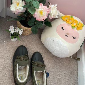 JBU Jambu Womens shoes rain resistant 8.5 green and black gwen garden weather